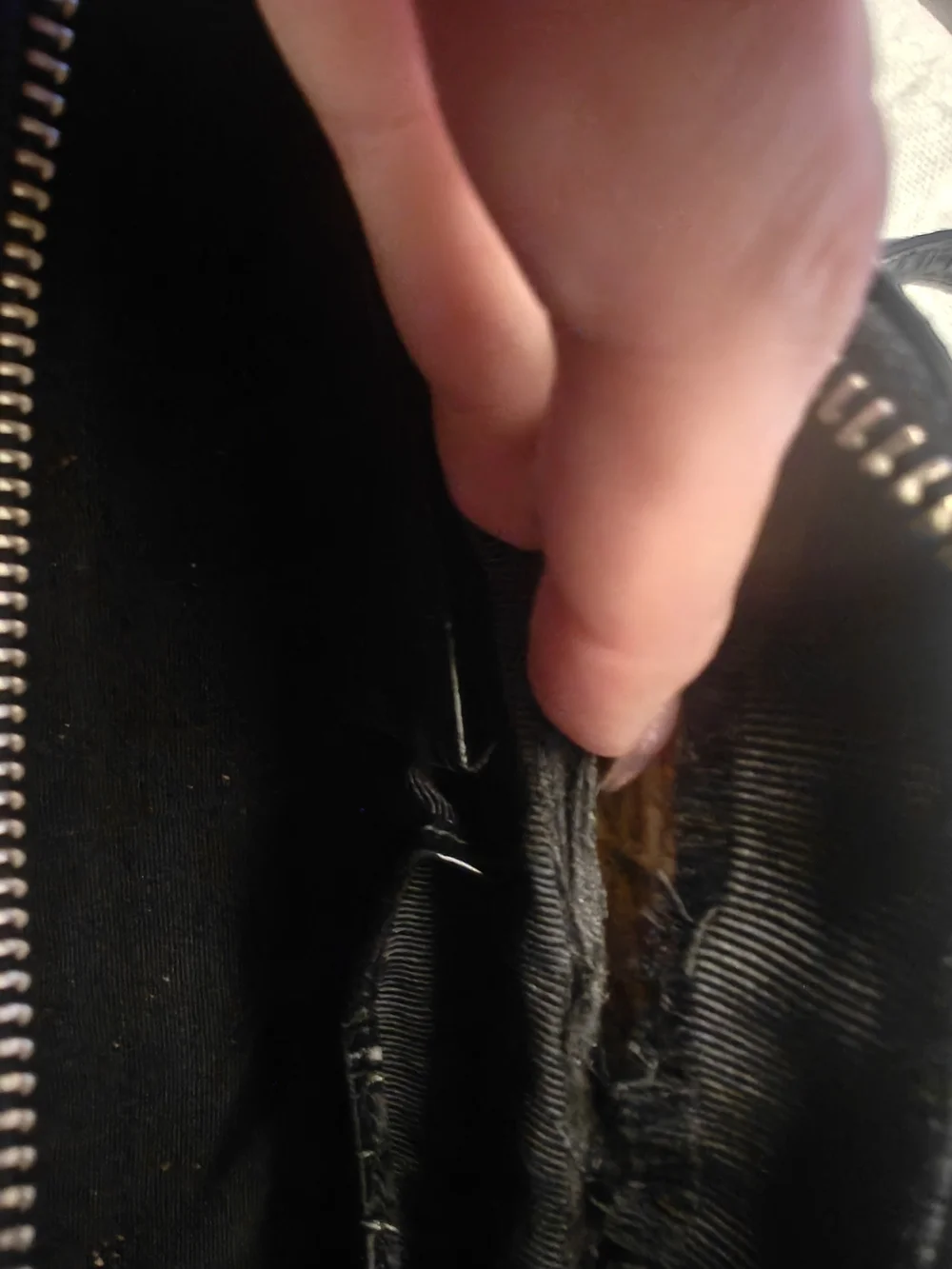 Cynthia Rowley Black Croc-Embossed Satchel with Gold Studs